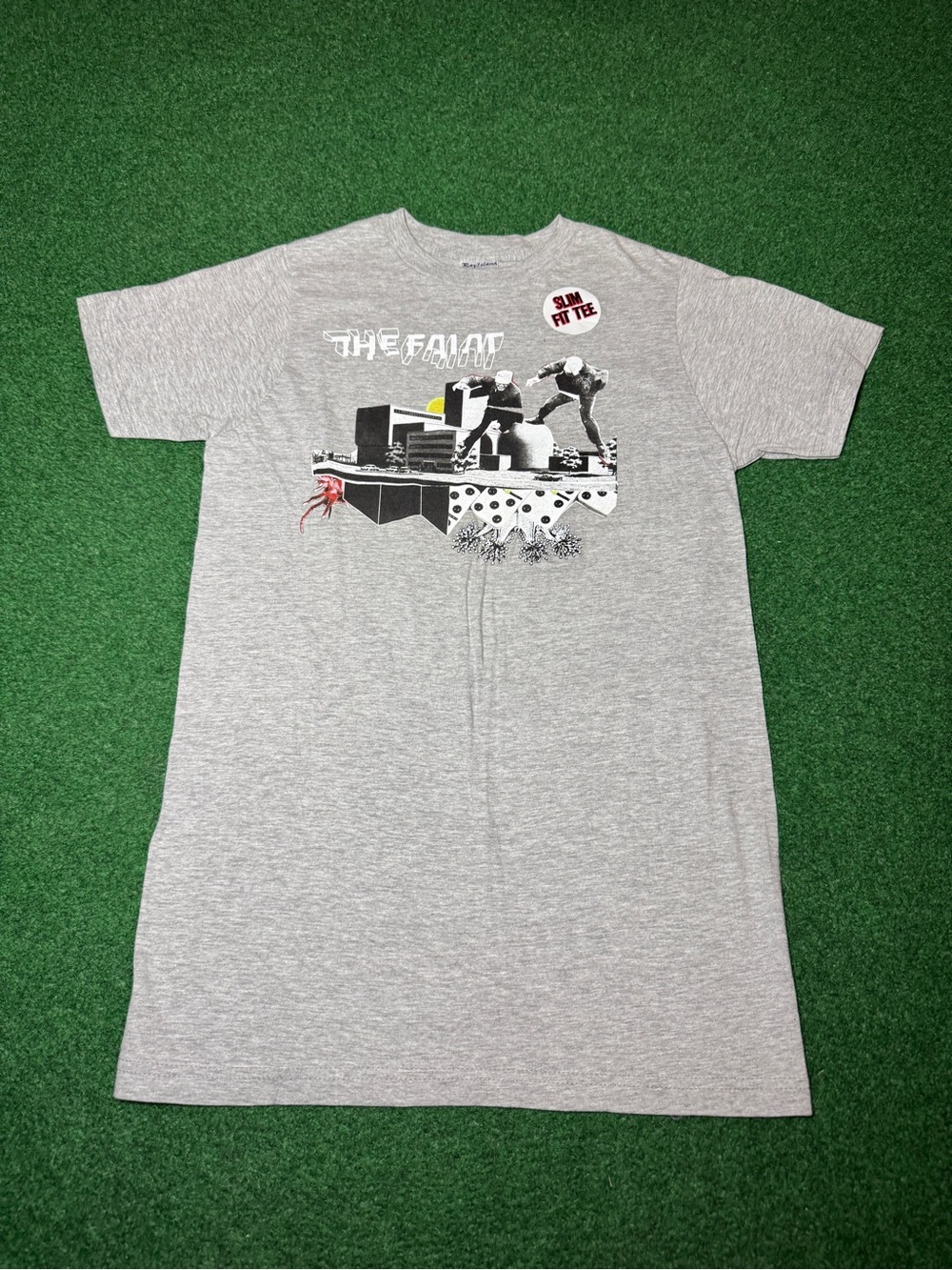 The Faint Band T Shirt Vintage Y2K Hot Topic Agenda Suicide Indie Punk Sm Slim